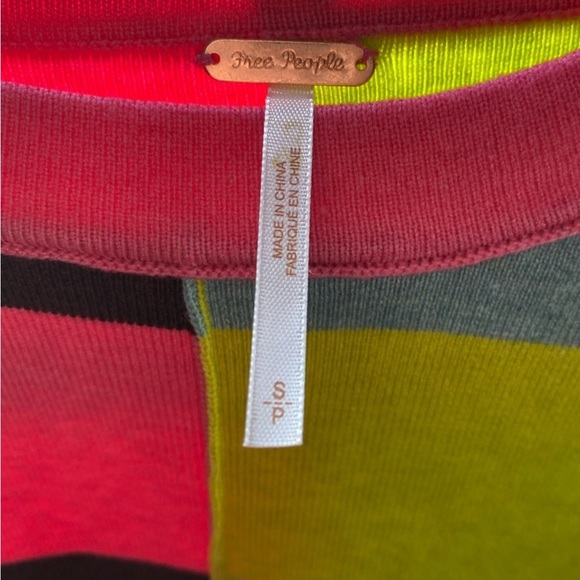 Free People Colorful Striped Oversized Sweater - Picture 4 of 5